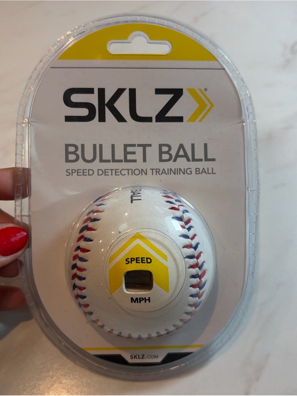 SKLZ Bullet Ball Speed Detection Training Ball - White